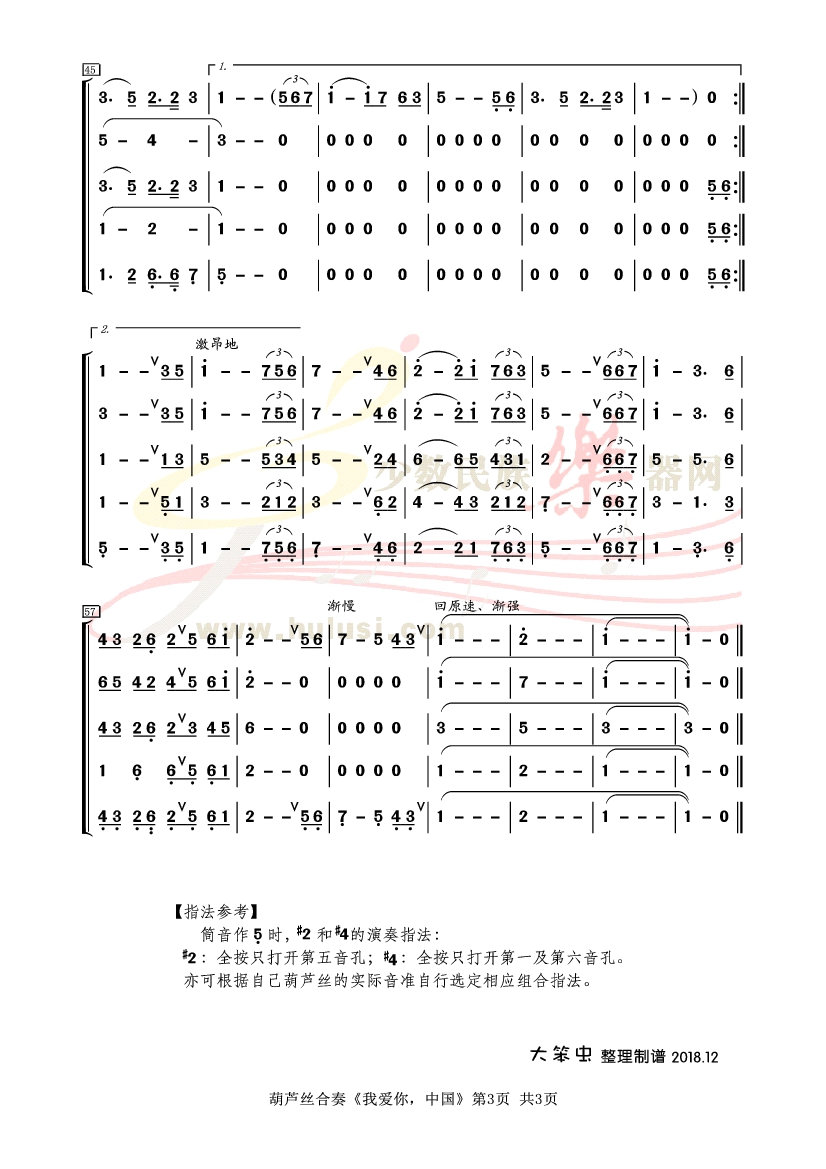 中国一定曲谱_钢琴简单曲谱(2)