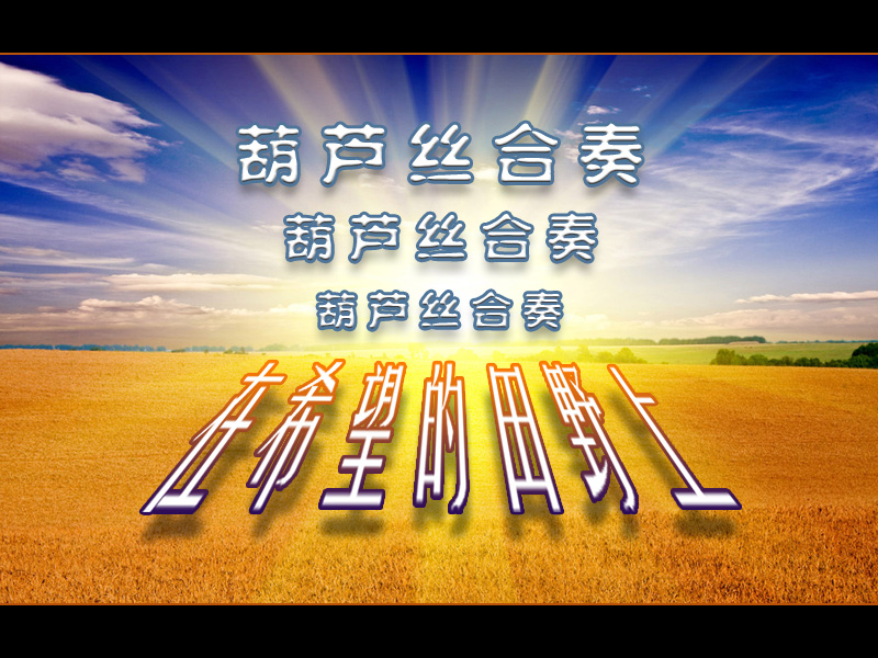 在希望的田野上 葫芦丝曲谱 示范